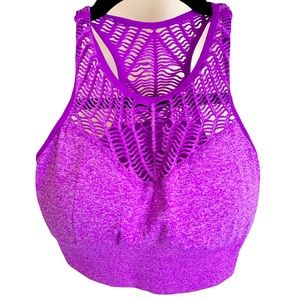 Morera Open Weave Sexy Sports Bra, Size S